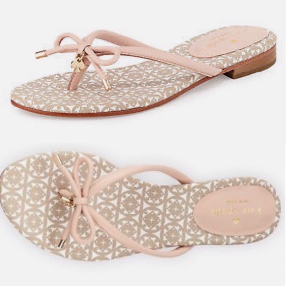 kate spade Shoes - Kate Spade Mystic Bow Flip Flop Thong Sandal (10)